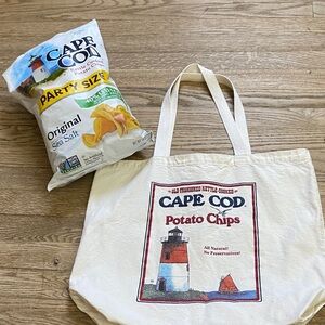 Cape Cod Potato Chips Cotton Tote Bag (Bag of chips not included)